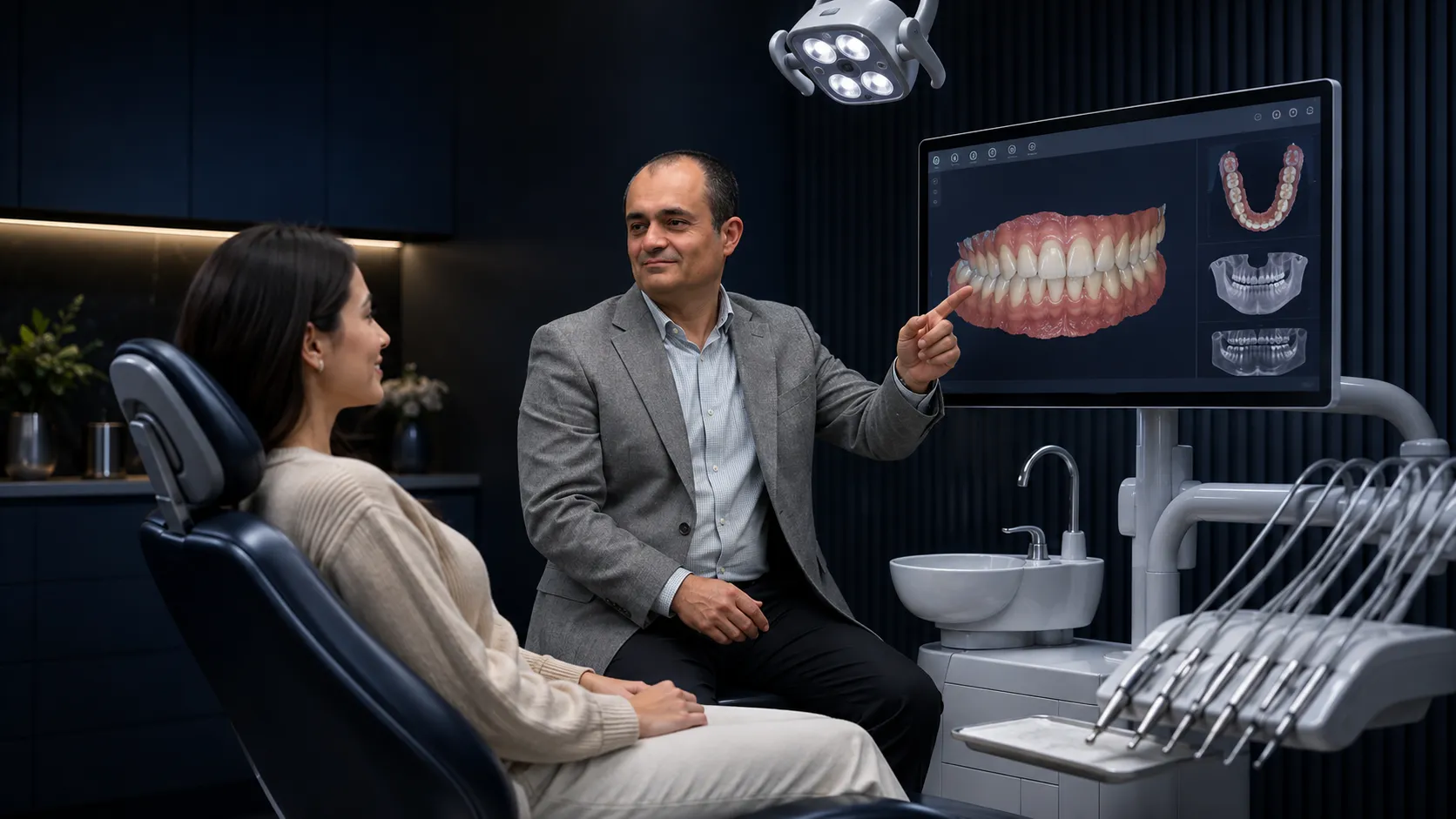 Consultation and 3D dental scan